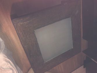 Large wooden/glass table