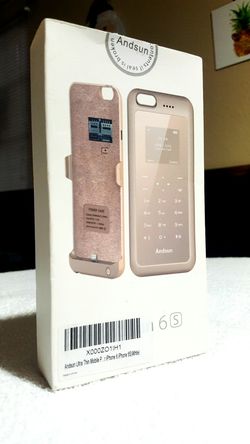 Cargador portátil + Case iphone 6 s