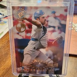 Mike Piazza Nineteen Ninety Five Topps Stadium Club Members Only Virtual Reality Parallel Card 