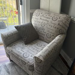 Patterned Armchair