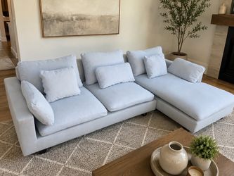 West Elm Harmony Extra Deep 2-Piece Chaise Sectional