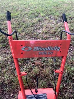 Walk behind Tiller 18”