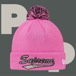 Supreme New Era Snake Script Beanie