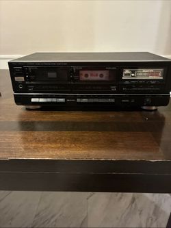 Fisher CR-W780 Dual Cassette Deck Auto Reverse Tested Working New Belts