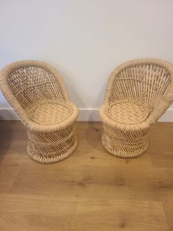 Children's Rattan Chairs