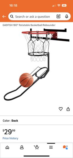 180° Rotatable Basketball Rebounder