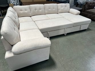 New Large Sectional Sofa Bed, Sectional Sofa With Pull-out Bed, Sectionals, Sofa, Couch, Sectional Couch With Storage, Sofas, Sectionals, Sleeper Sofa