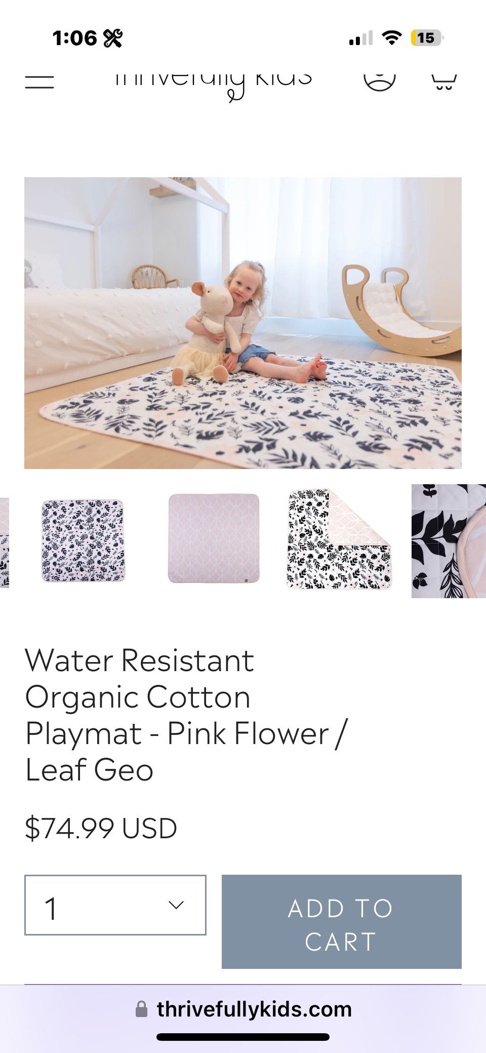Organic Cotton Playmat