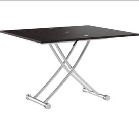 SpaceMaster Transforming Coffee and Dining Table 2.0 in Walnut Finish