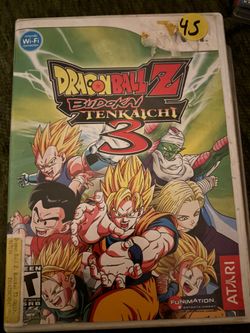 Dragon Ball z budokai Tenkaichi 3 wii