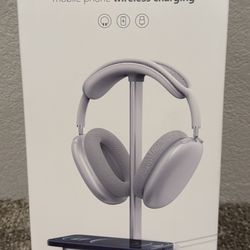 Headphone Holder With Mobile Phone Wireless Charging