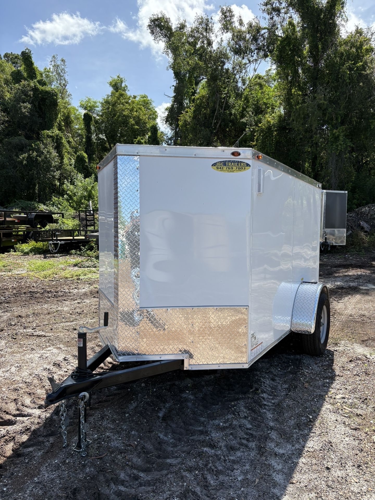 New 5x8SA Enclosed Cargo Trailer