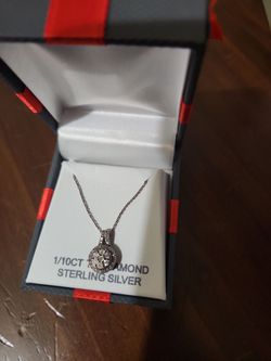1/10ct Tw Diamond Sterling Silver