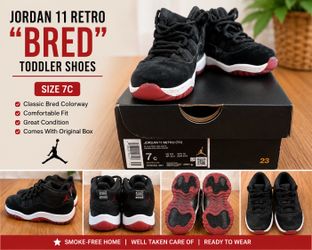 Toddler Air Jordan 11 Retro Bred