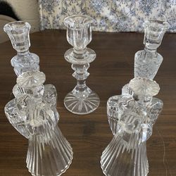 Glass Candle Holders All For $20