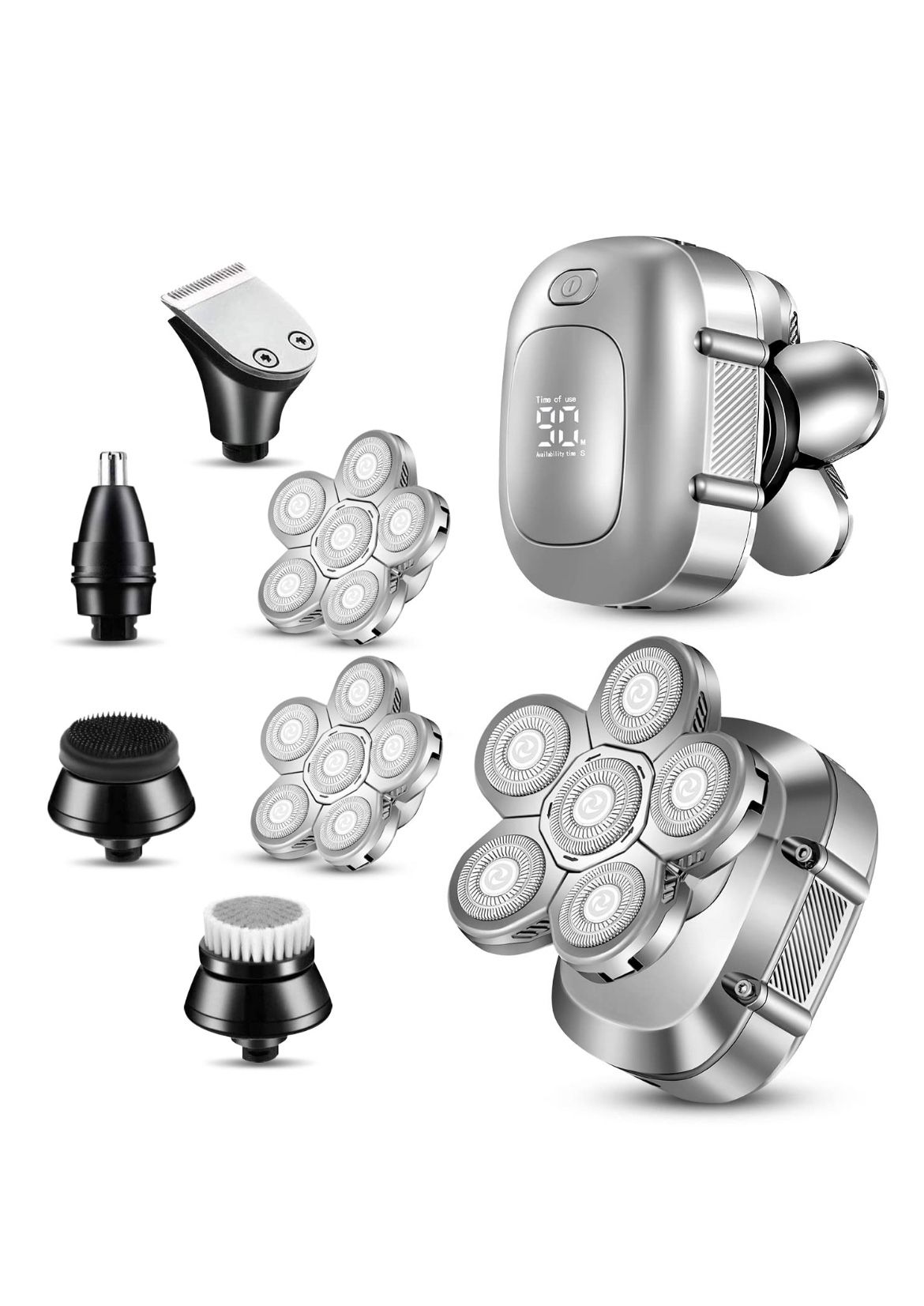 Head Shavers for Bald Men Upgrade Best Close Electric Razor for Man Rechargeable Bald Head Shaver, Wet & Dry