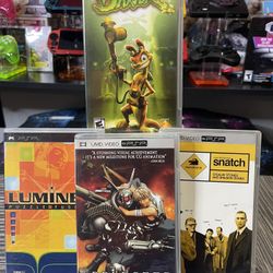 Lot of PSP games and UMD movies