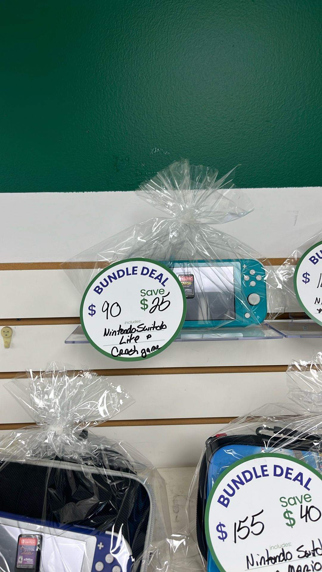 Nintendo Switch Lite With Crash Game