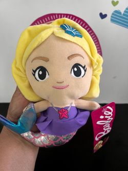 BARBIE BLONDE MERMAID 8 INCH PLUSH DOLL - NEW WITH  TAGS