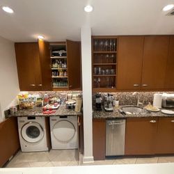 SeiMatic Wood Kitchen Cabinets (Used)