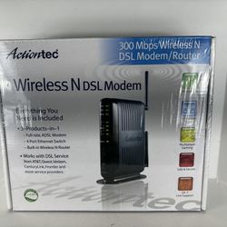 Actiontec GT784WN-01 Wireless N DSL Modem Router 300 Mbps