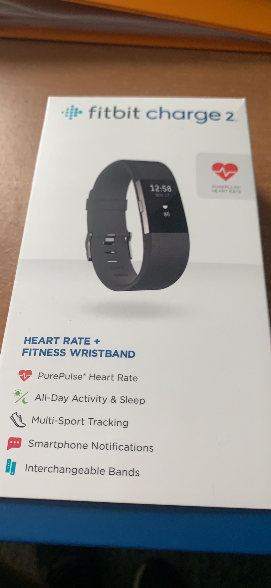 Fitbit Charge 2 smart watch like new!