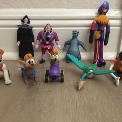 Disney Burger King Kids Meal  Toys Lot Of 9