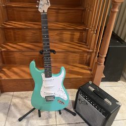 Squier Strat (Brand New) W/ Fender Amp 