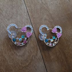 Lot Of 2 Metal Mickey Mouse Shoe Charms 