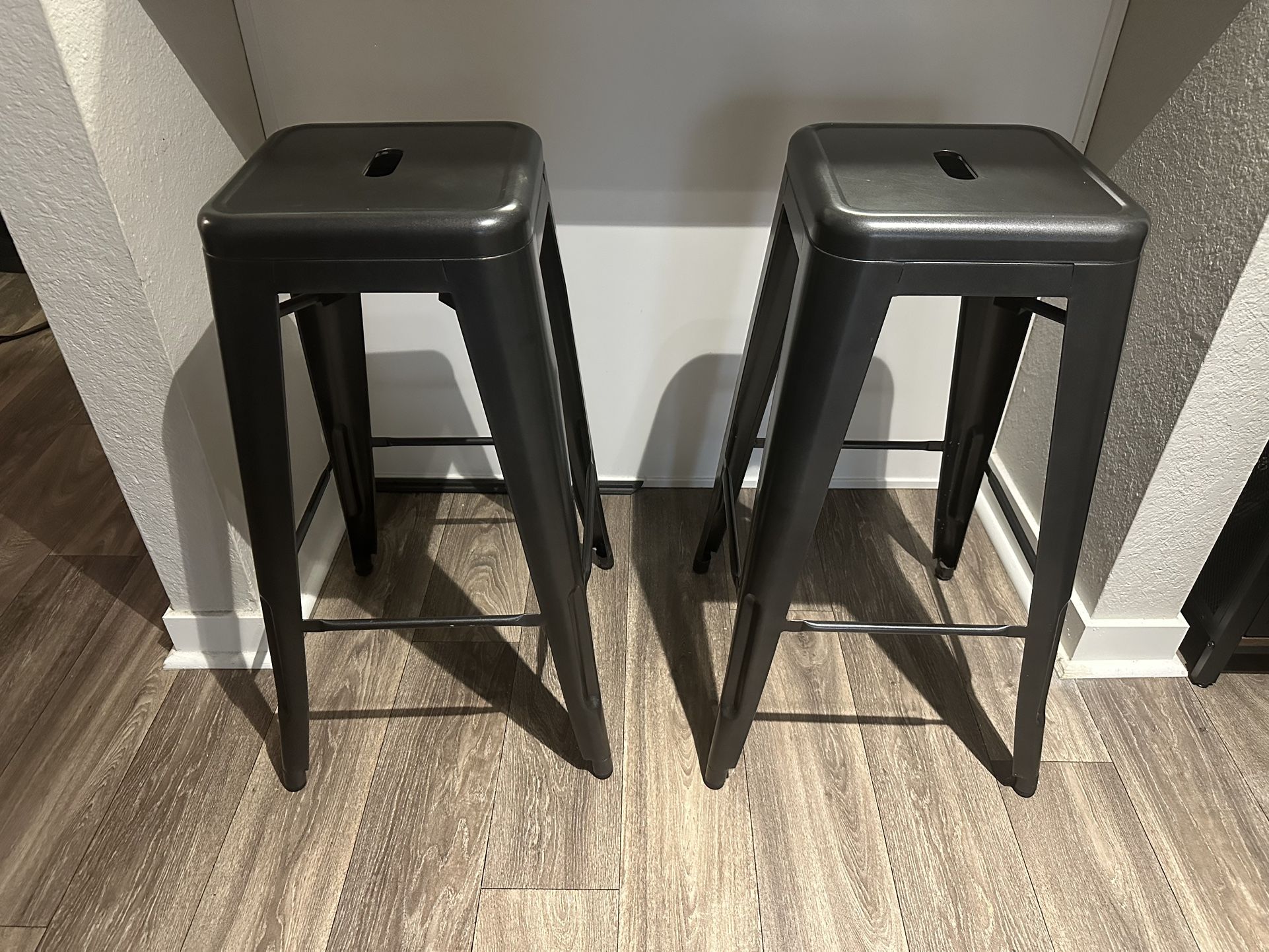 Industrial Stool Barstool -Gunmetal