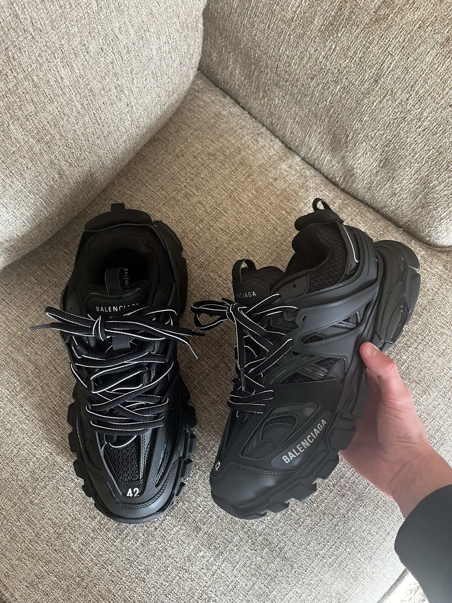 balenciaga tracks size 9