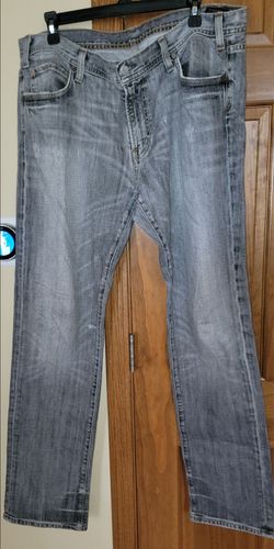 Vintage Y2K Punk Citizens Of Humanity Men’s Black Denim Jeans Bunny Skull 38 x33