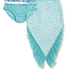 Wonder Nation Mermaid Tail And Swim Bottom Kids Size 4-5