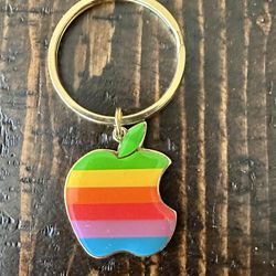 Apple Pride Keychain -Never used 