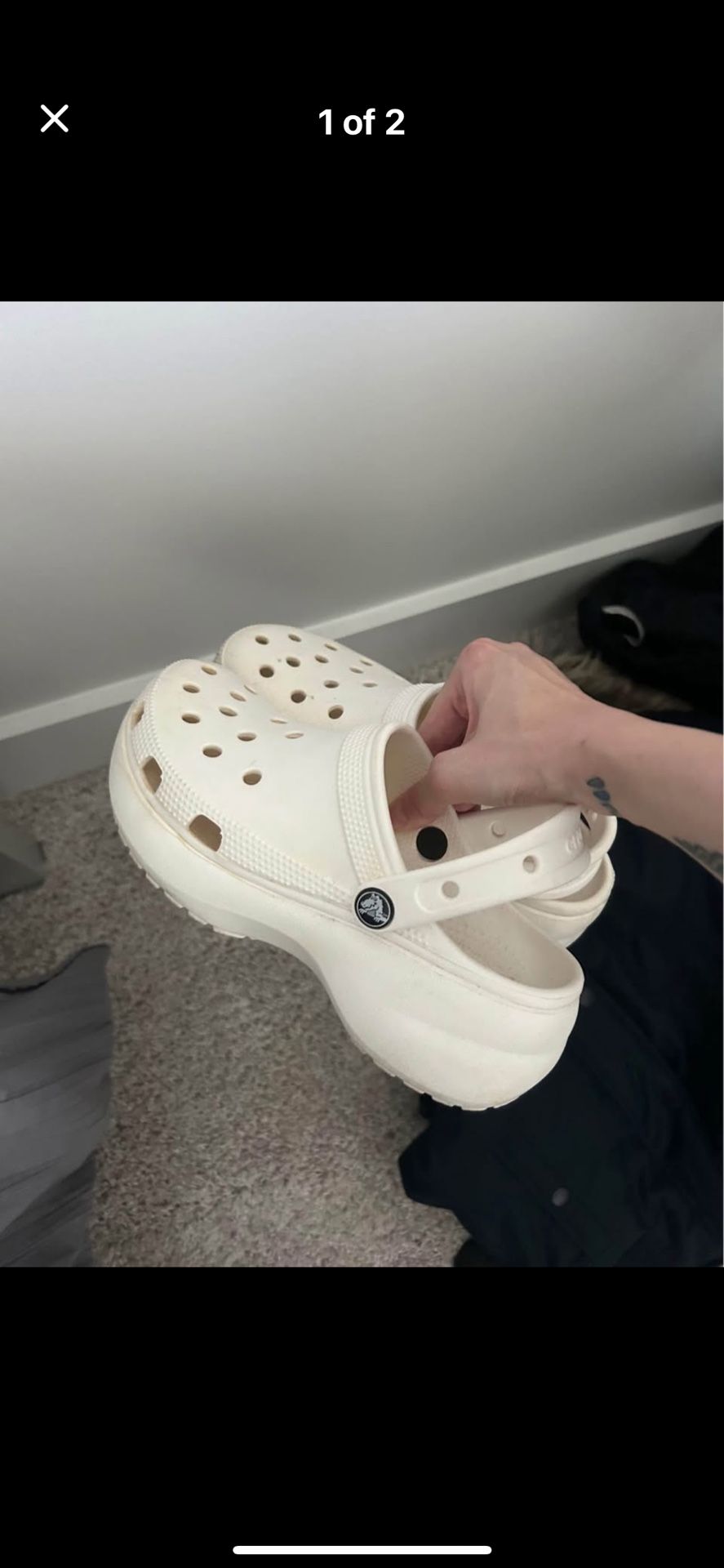 Crocs Comfort Wedged Woman’s 7