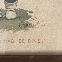 Antique Collectible African Americana Print