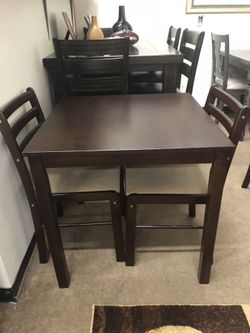 Three piece dining set table