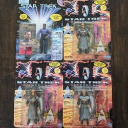 90's Star Trek TNG, DS9, and Original Sealed Action Figures.