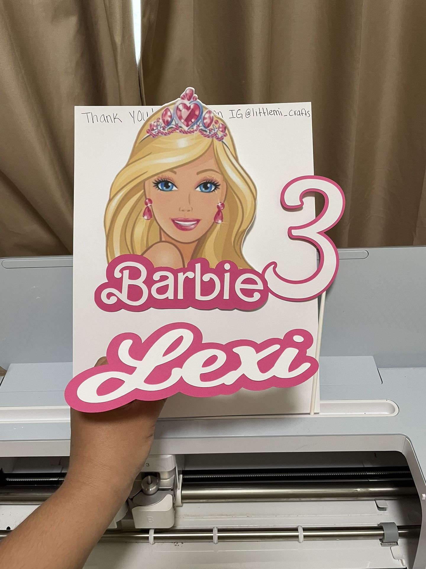 Barbie Cake Topper 