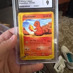 Charmander Pokemon Expedition 2002 CGC Mint 9