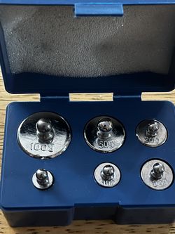 Scale Balance Calibration Weight Set