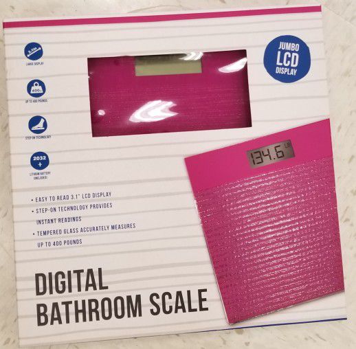 Digital bathroom scale