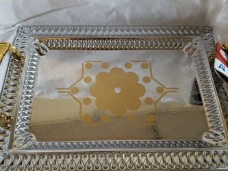 Alpine Cuisine 2 Pcs Set Serving Tray 16" & 13.5 "