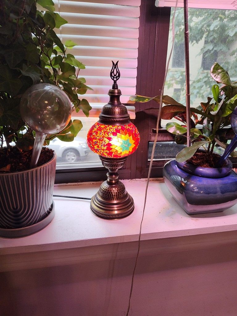 Fully Functioning Mosaic Lamp