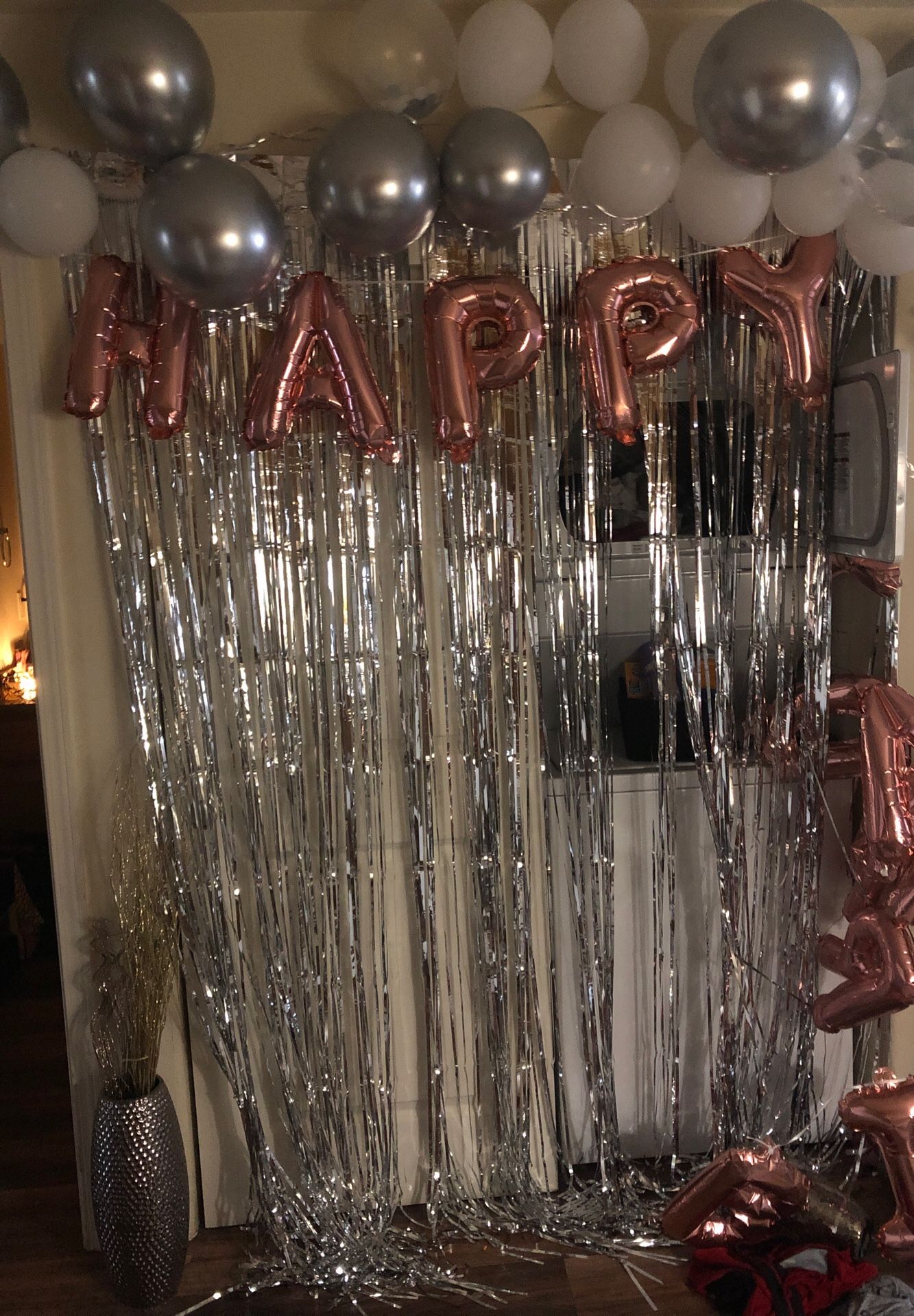 Happy bday decor. (Reusable)