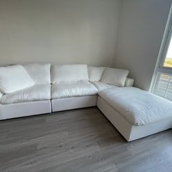 (NEW!!!!) White Cloud Sectional Couch Sofa