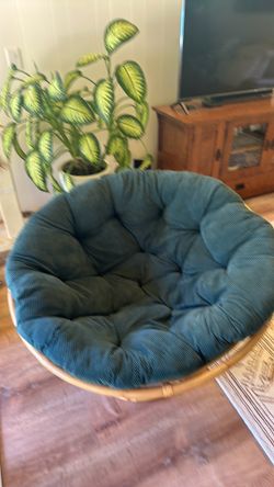 World Market Papasan Chair and cushion