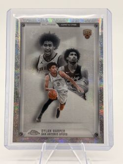 2025-26 Topps Chrome UPDATE Dylan Harper Spurs Glass Canvas SSP Case Hit #GC-25