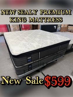 NEW SEALY PREMIUM KING MATTRESS