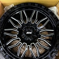 Gloss BLK/MILLING ATW Wheels